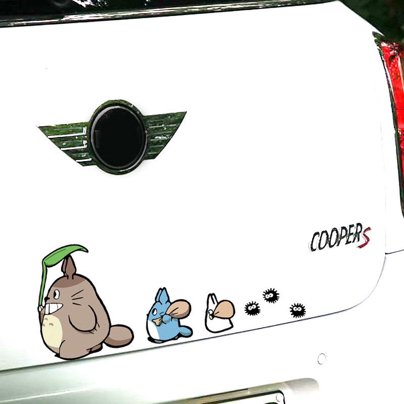 Totoro Reflective Colorful Car Stickers Car Window Body Door Waterproof ...