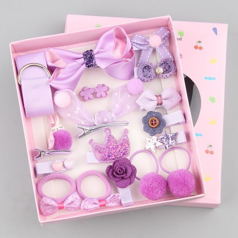 ?? Local Fast Delivery?? Cutie Korea Princess 18pcs of Hair Accessories