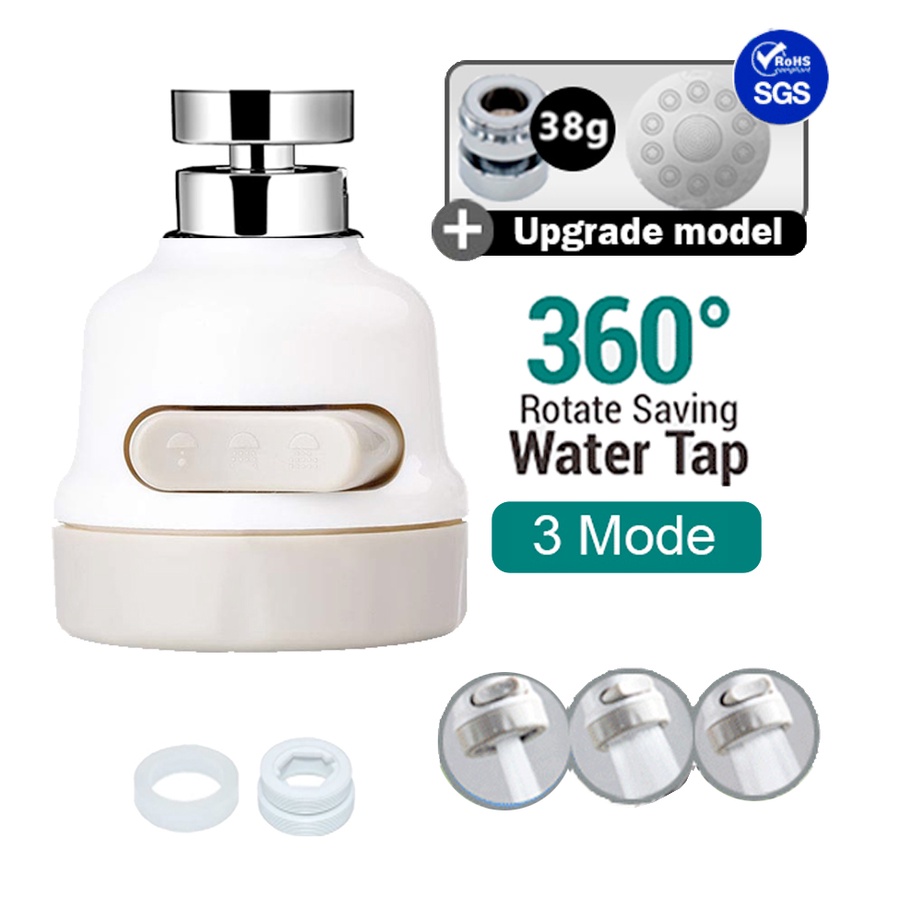 🥇【SG INSTOCK】360° Rotate Water Tap [Certified] 3MODE ️Water Saving ️SGS ...