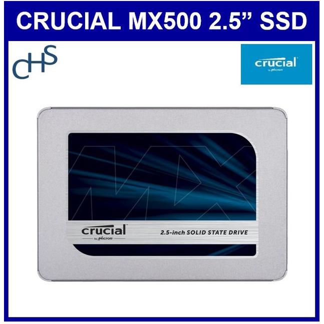 Crucial MX500 4TB 3D NAND SATA 2.5-inch 7mm (with 9.5mm adapter