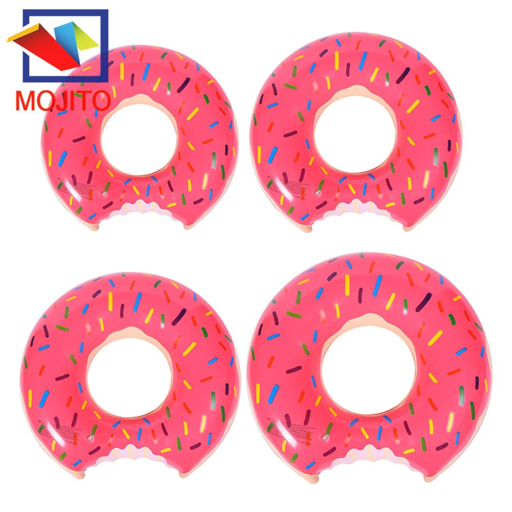【2 types】120CM Donut Swim Ring Adult Super Large Gigantic Doughnut Pool ...