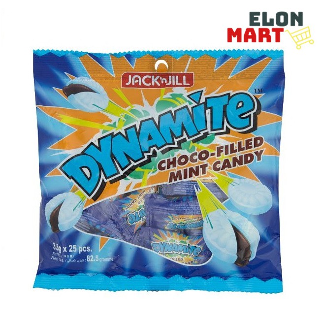 Jack 'n Jill Dynamite Choco Filled Mint Candy 25pcs x 3.3g | Shopee ...