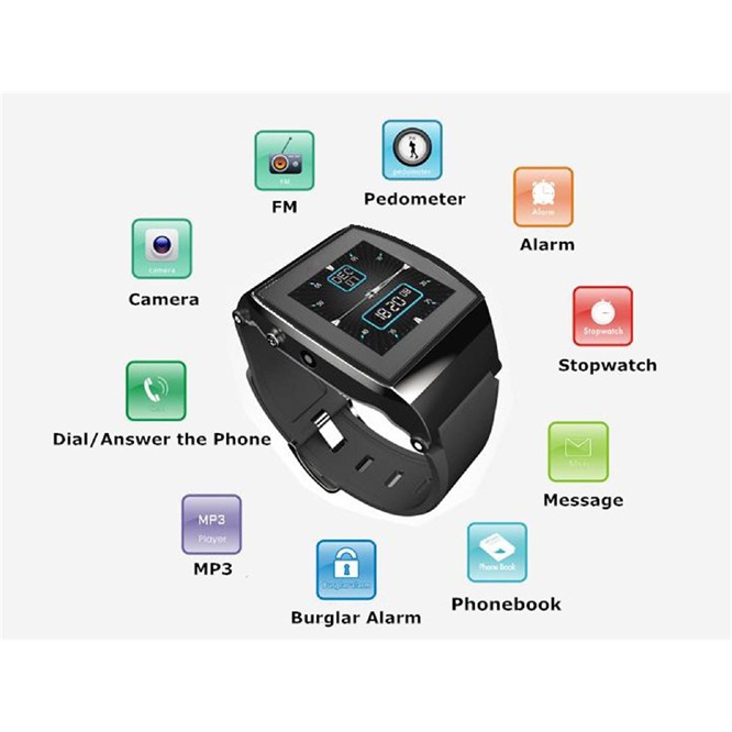 U8 smartwatch features hotsell