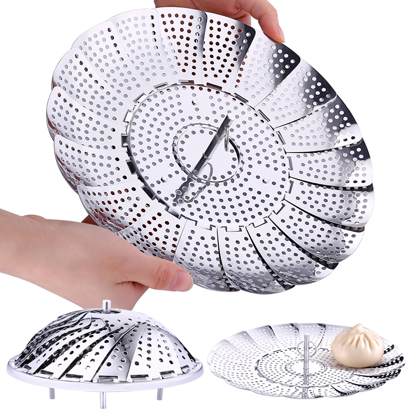 3 Size Food Steamer Basket for Cooking / Stainless Steel Vegetable ...