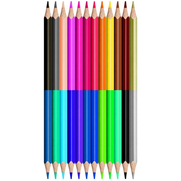Color'Peps Duo x12 MAPED Colored Pencils - 24 colors | Shopee Singapore