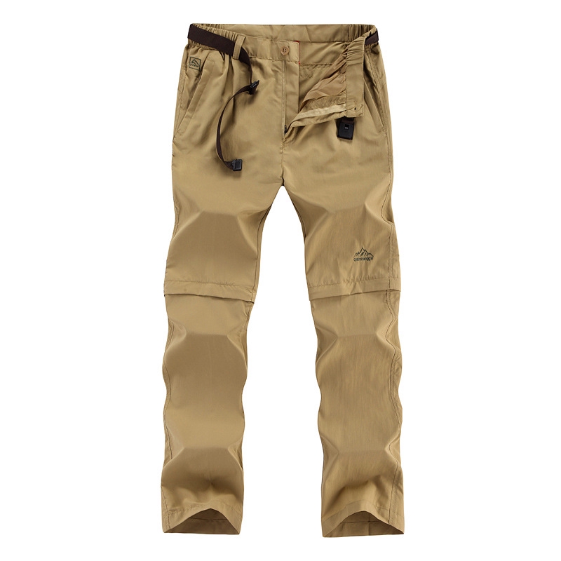 Men's Detachable Pants Waterproof Camping Outdoor Hiking Trousers Cargo ...