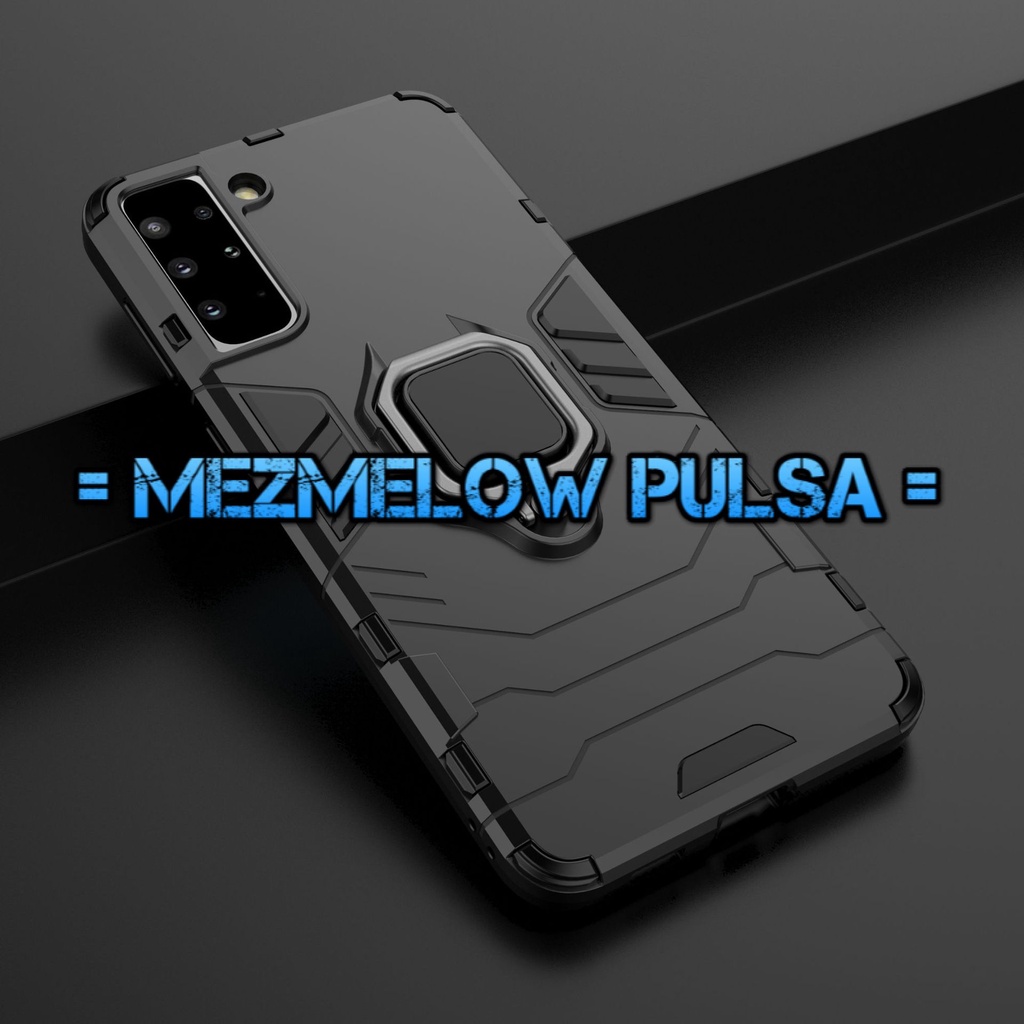 Hard Case Ring Magnet Stand Case Armor Case Hardcase SAMSUNG S21 ULTRA 5G - Gambar 3