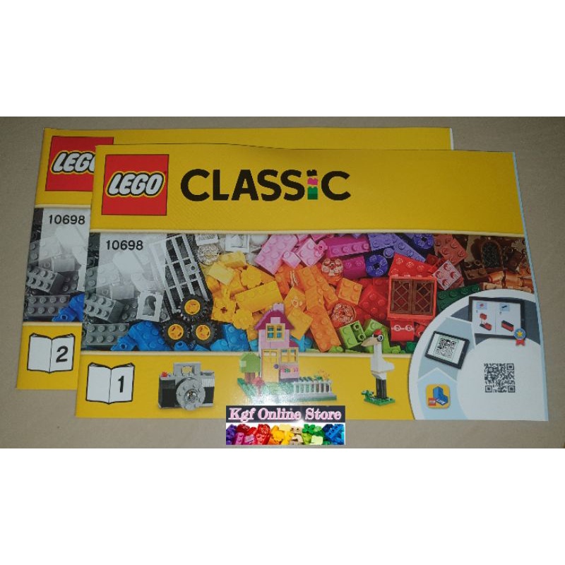 Lego Classic Instructions Book 10698 Shopee Singapore