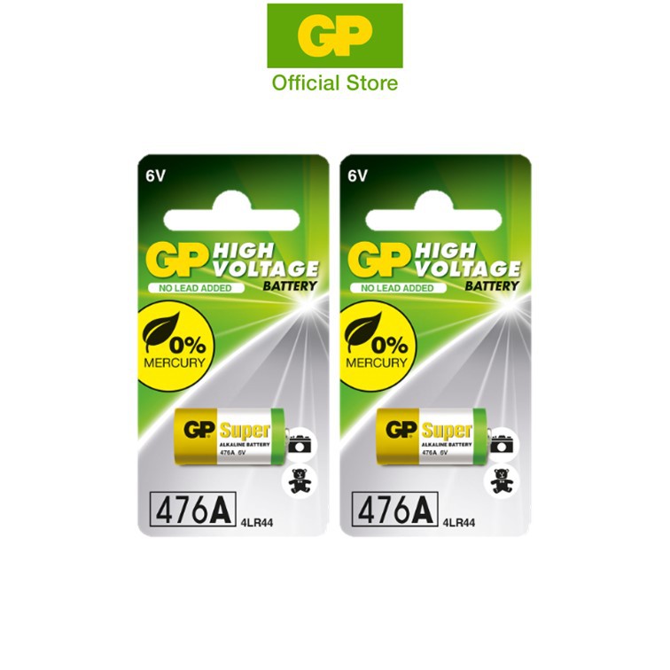 GP Super Alkaline 476A/4LR44/A544 Battery (6V) (2 card bundle) | Shopee ...