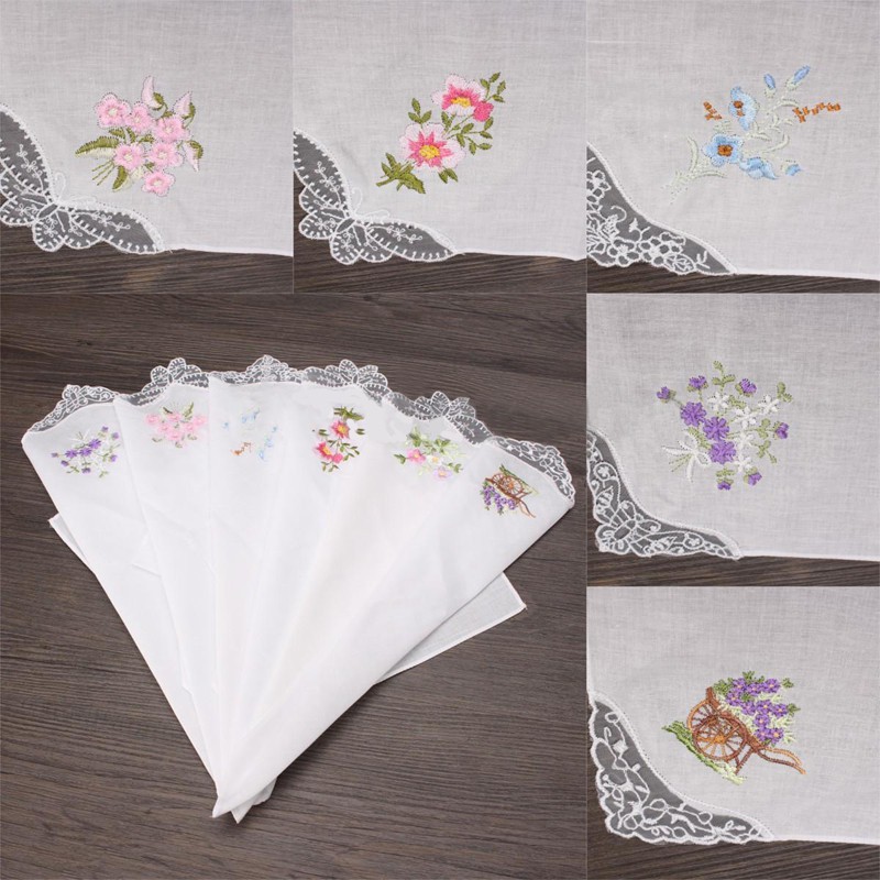 Blossom Lace Handkerchief