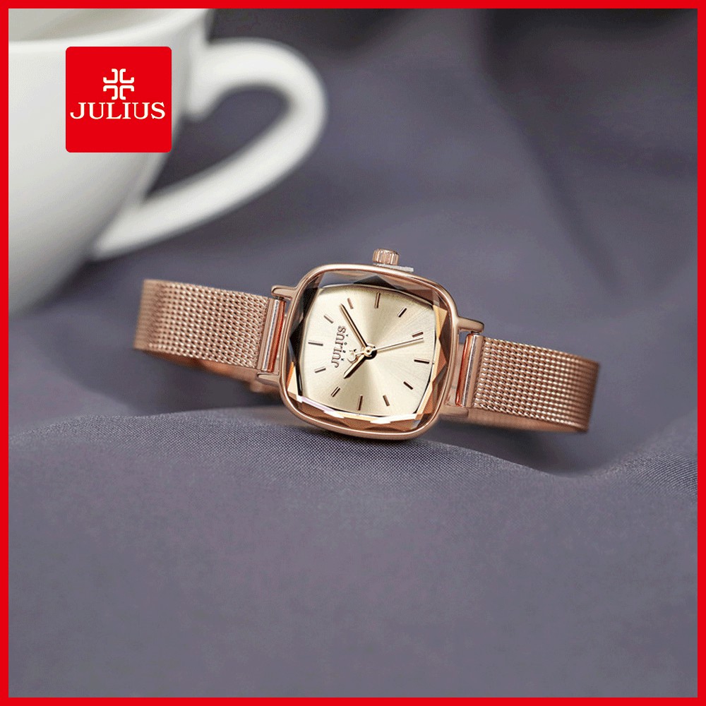 Julius Watch Female ins Style Square Watch Female Trendy Quartz ...