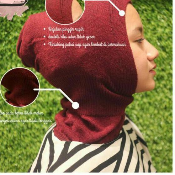 Ciput Ninja Antem Thick Knit Material/Inner Hijab Anti Dizziness ...