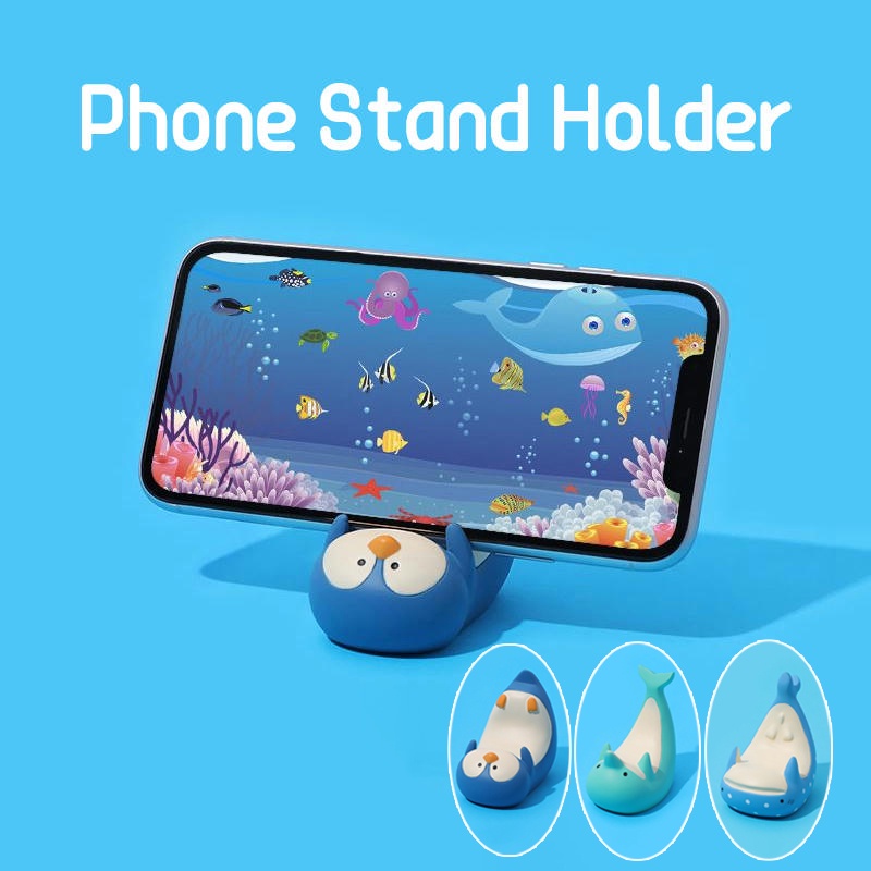 Cute Penguin Creative Mobile Phone Stand Holder  Supporting  Popular Phone  GiftFor Girlfriend Boyfriend Tabletop Decoration 手机支架