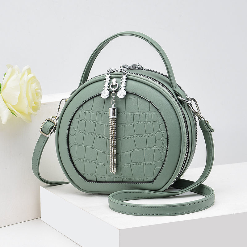 627-Ins Fashion Portable Shoulder Messenger Bag Female Small round Bag