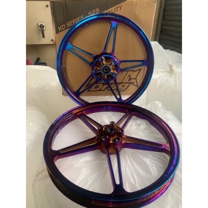 Y15ZR SPORT RIM KING DRAG FG 160/160-17 TITANIUM | Shopee Singapore