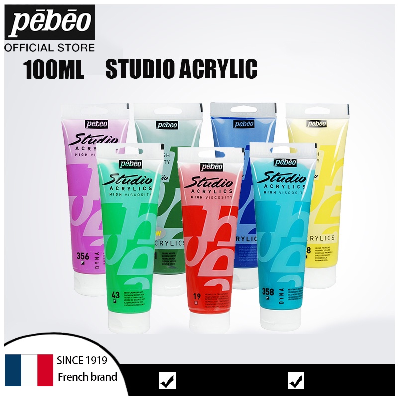 Pebeo Metallic Studio Acrylic Paint 100ml