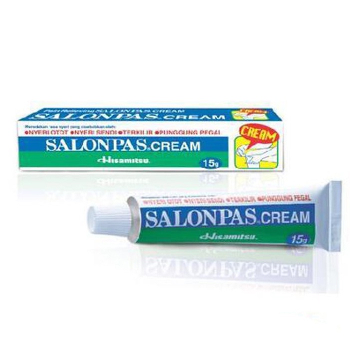 Salonpas Cream 15 gram / Nyeri Otot / Nyeri Sendi / Memar / Terkilir - Gambar 3