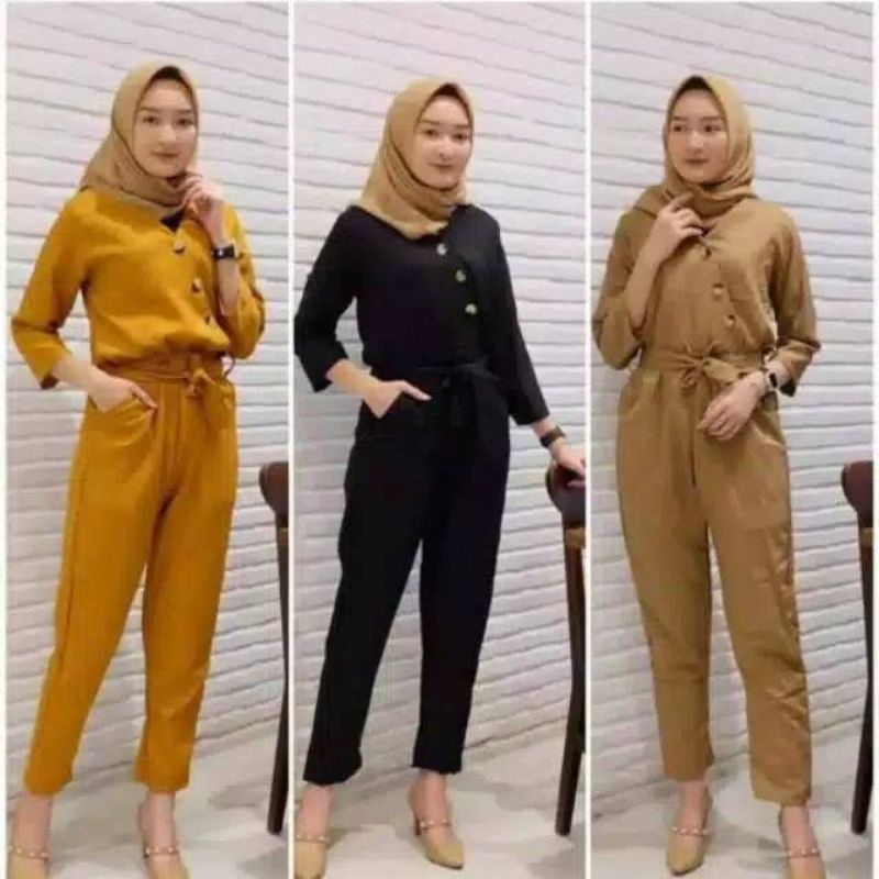 Shopee store jumpsuit muslimah