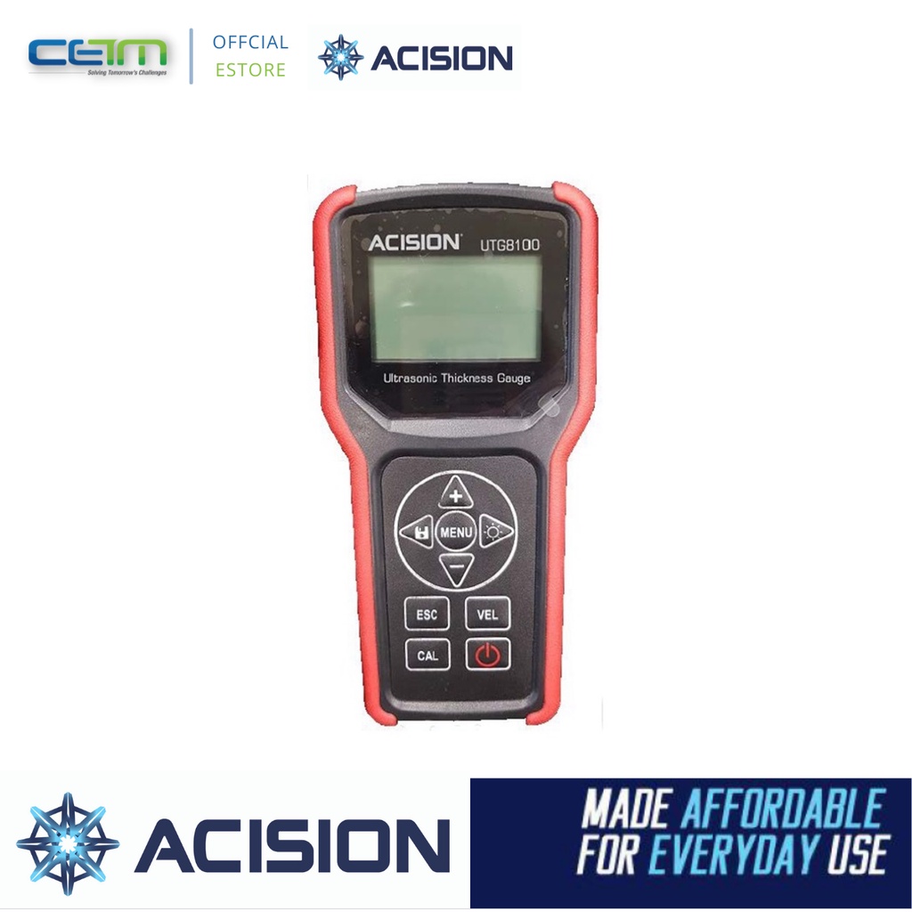 Acision Ultrasonic Thickness Gauge UTG8100 | Shopee Singapore
