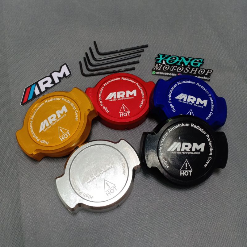 Radiator Cap Universal Radiator Cap ARM Full CNC Yamaha Aerox Nmax Lexi ...