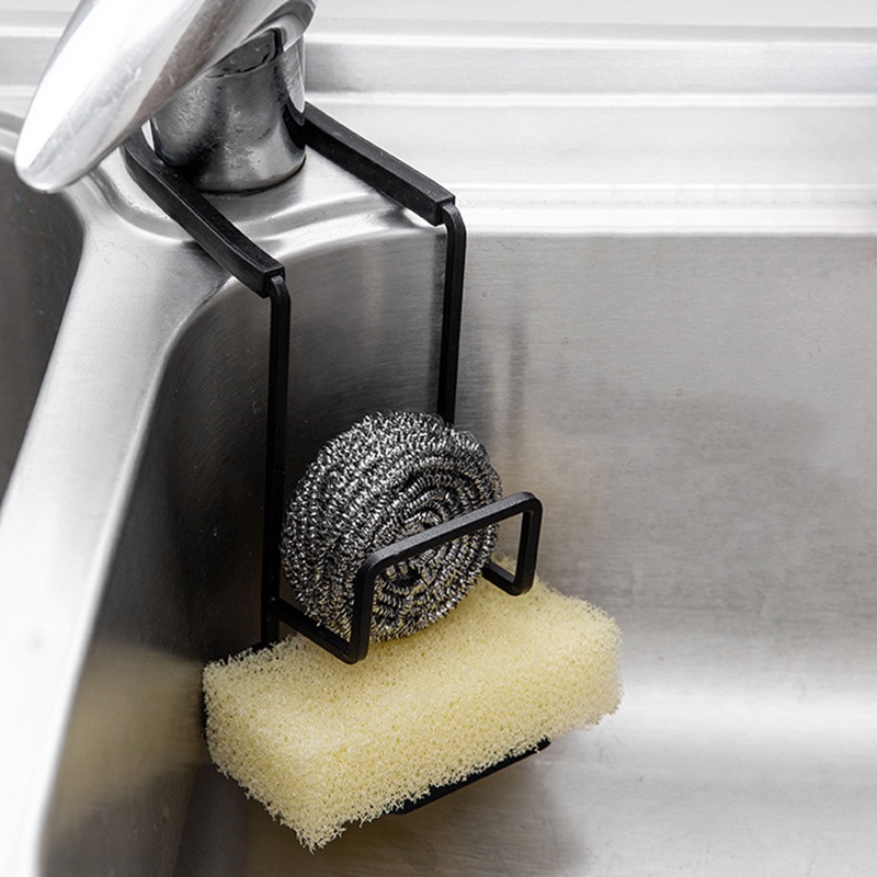 Kitchen Brush Rag Sponge Holder Sink Organizer Drain Rack Dishcloth ...