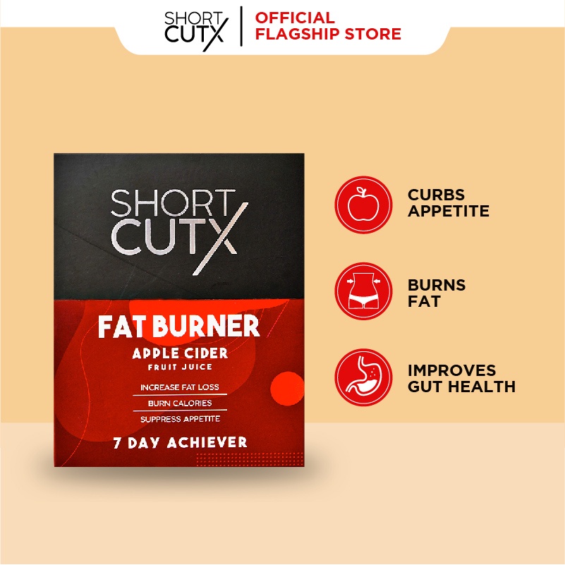 Shortcutx Fat Burner Apple Cider Vinegar Fruit Juice Weight Loss Supplement Shopee Singapore