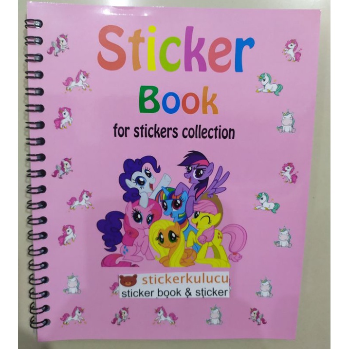 Little Pony Cover Sticker Book Sticker Album/ Sticker Book | Shopee ...