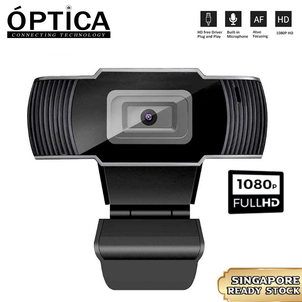 【SG ReadyStock】HD 1080P Web Camera Webcam USB2.0 Auto Focus Video Call ...