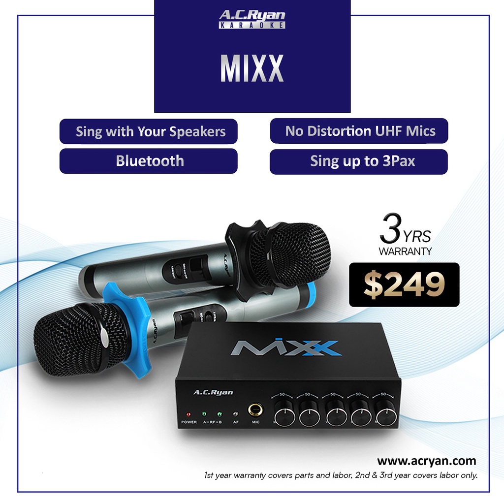 AC Ryan Mixx Karaoke Mixer *Refurbished* | Shopee Singapore