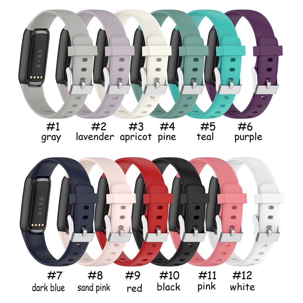 New Silicone Band For Fitbit Luxe Soft Sports Watch Wrist Strap Loop ...