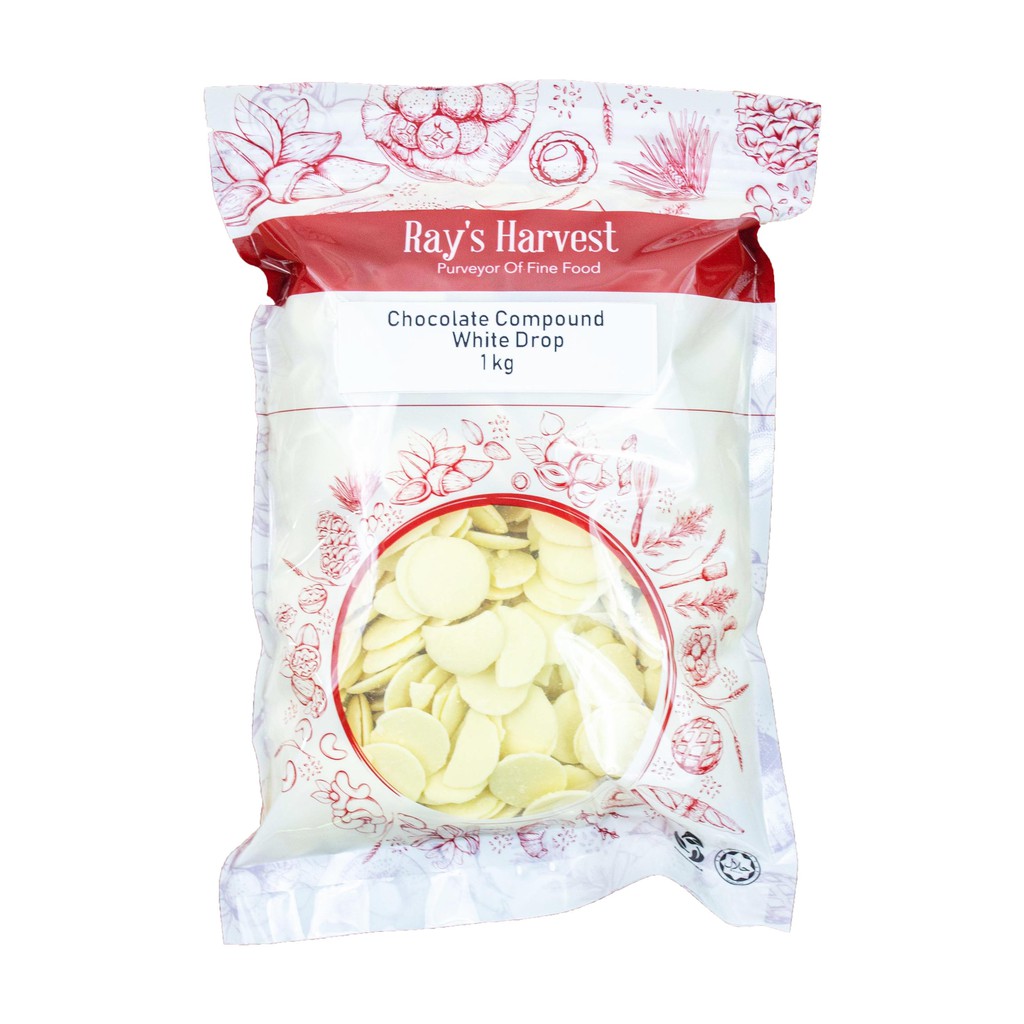 Chocolate Compound White Drop | Shopee Singapore