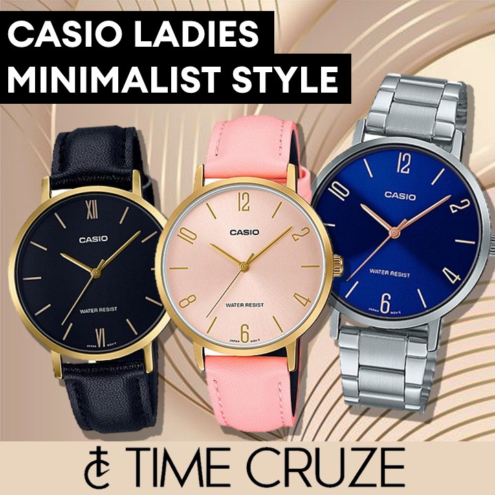 [Time Cruze] *9+ Styles* Casio LTP-VT01 Classic Analog Women Watch LTP ...