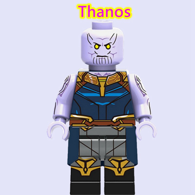 Compatible With Lego Minifigures Marvel Avengers Thanos Building Blocks Baby Educational Toys For Children Birthday Gift Shopee Singapore