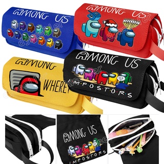 Functionary Game Among Us Pencil Case Kids Boys Cartoon Pen Bag