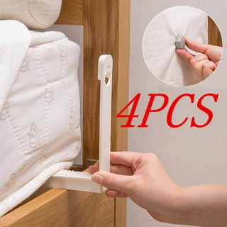 4 PCS Bed Sheet Fasteners, Adjustable Triangular Bed Sheet Holder