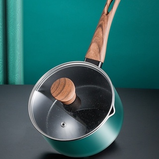 Medical Stone Saucepan, With Wooden Handle, Non-stick Pot, Small