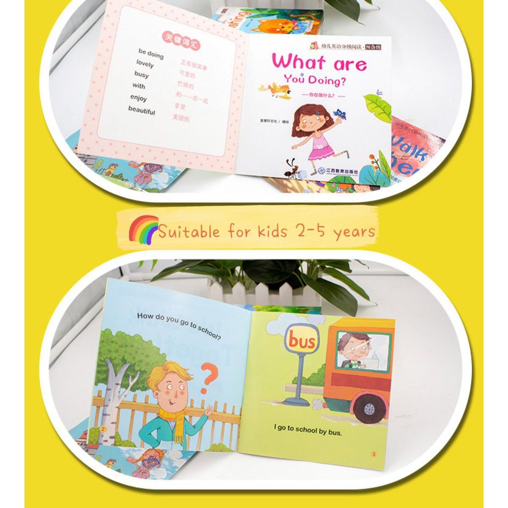 60 Books Set English Story Book for Kids Learning Buku Budak Bedtime ...