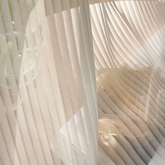 [Lazy Cat] White Simple Modern Velcro White Gauze Curtain Window Screen