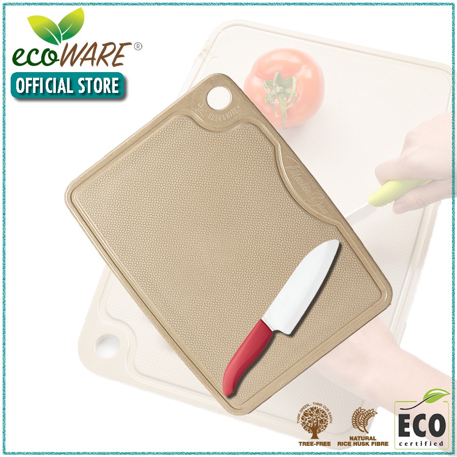 ecoWARE Rice's Husk Cutting Board (CLASSIC) Shopee Singapore
