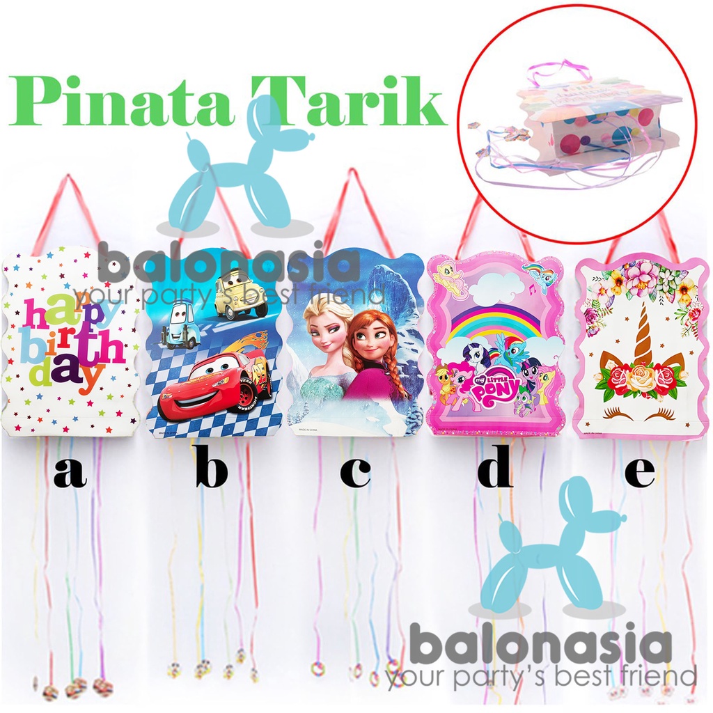 Balonasia Pinata Pull / Pull String Paper Bag Pinata | Shopee Singapore