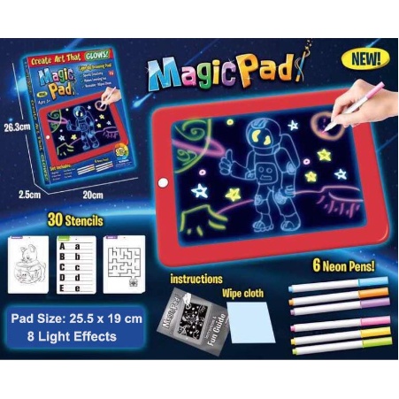 LED Glowing Magic Pad Drawing / Painting Board | Shopee Singapore