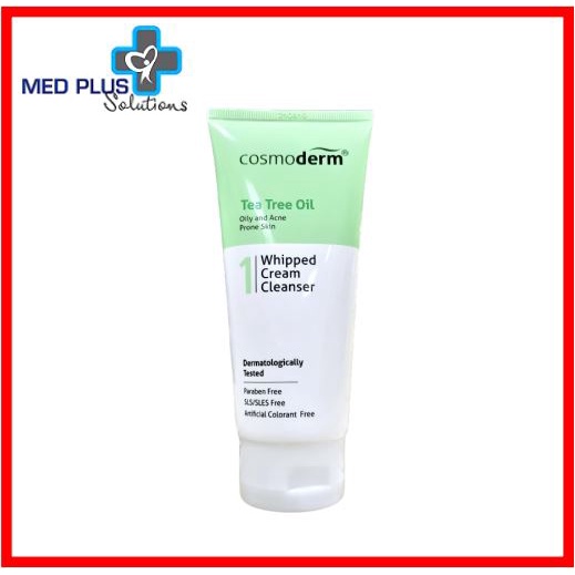 Cosmoderm Tea Tree Oil Whipped Cream Cleanser 125ml (EXP:9/2024 ...