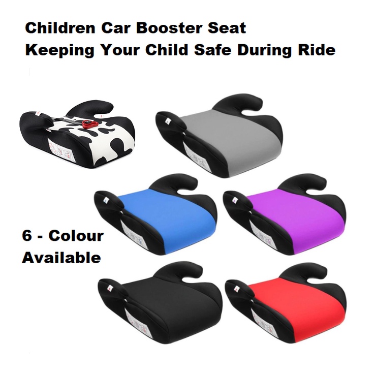 Portable Backless Car Safe Booster Seat Cushion Travel Car Seat For