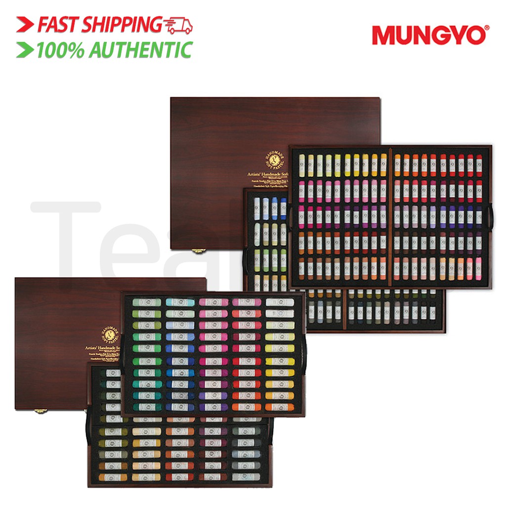 Mungyo Artists' Handmade Soft Pastels 100 Colors Set
