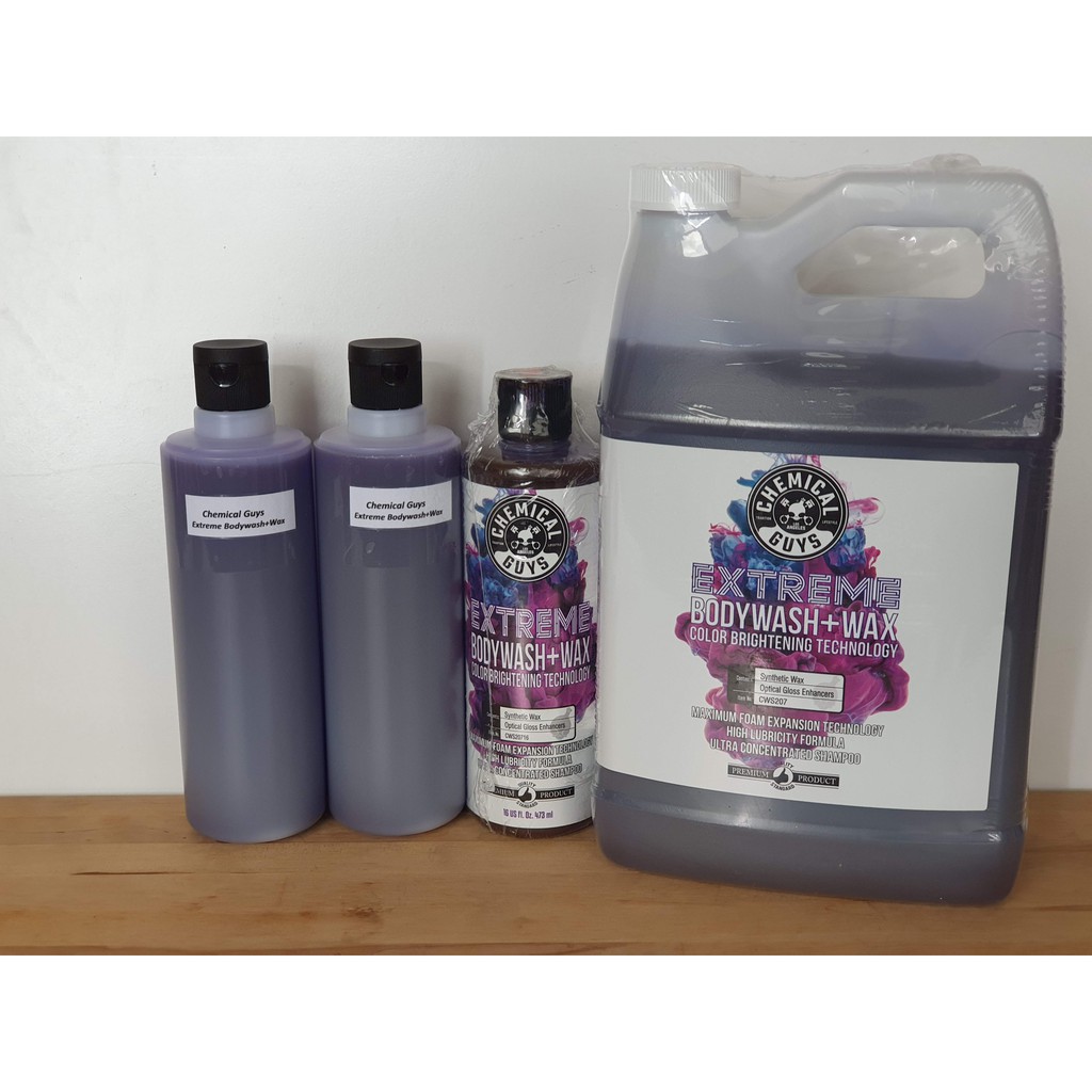 CHEMICAL GUYS EXTREME BODY WASH PLUS WAX CONCENTRATE [500ML] Shopee
