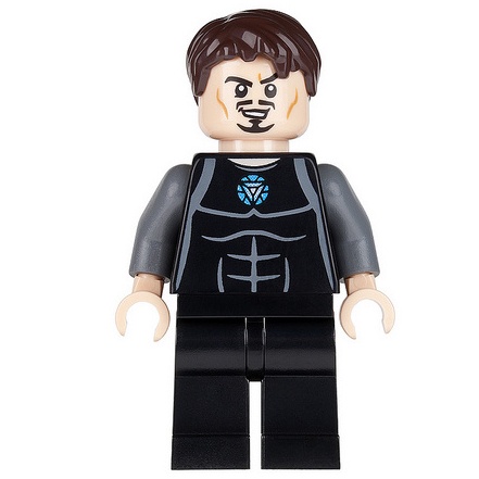 (eol) Lego Minifigure Sh069 - Tony Stark 76007 (iron Man: Malibu 