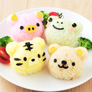 Sushi Mold Set Rice Mold Cute Smile Cat Bento Maker Nori Decor