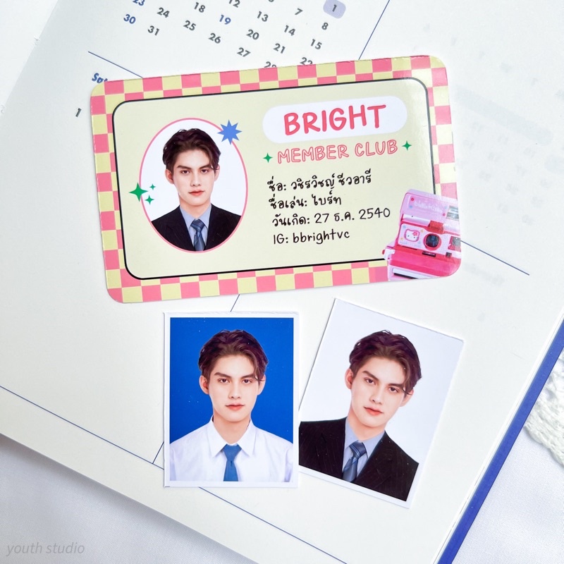 f4 thailand カードサイン　brightwin nani dew tu f4 thailand カードサインbrightwin nani dew tu