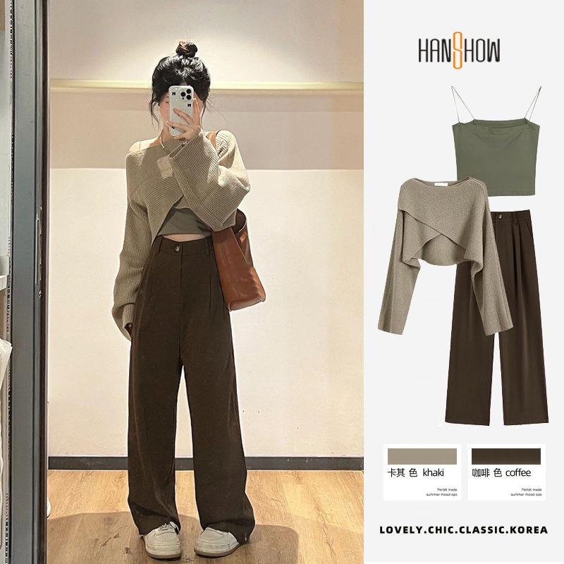 2022 New Early Autumn Plus Size Women's Clothing Summer Two-piece Suit
