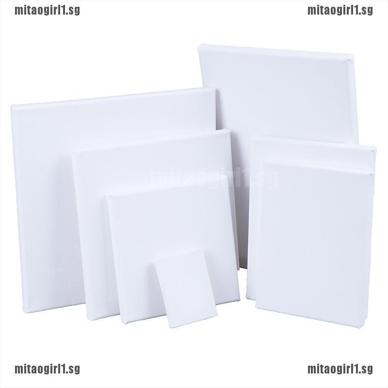 Mitao Blank White Mini Small Stretched Artist Canvas Art